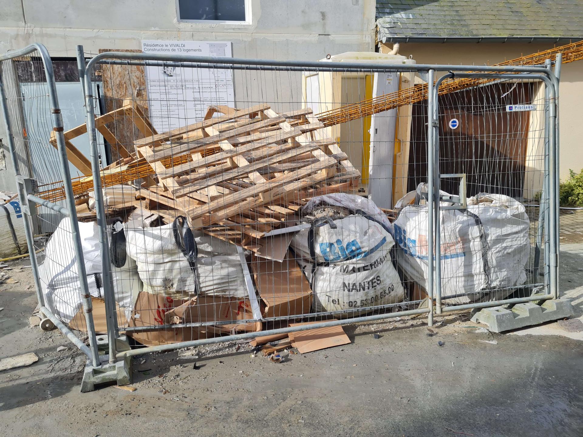 Evacuation big bag orvault